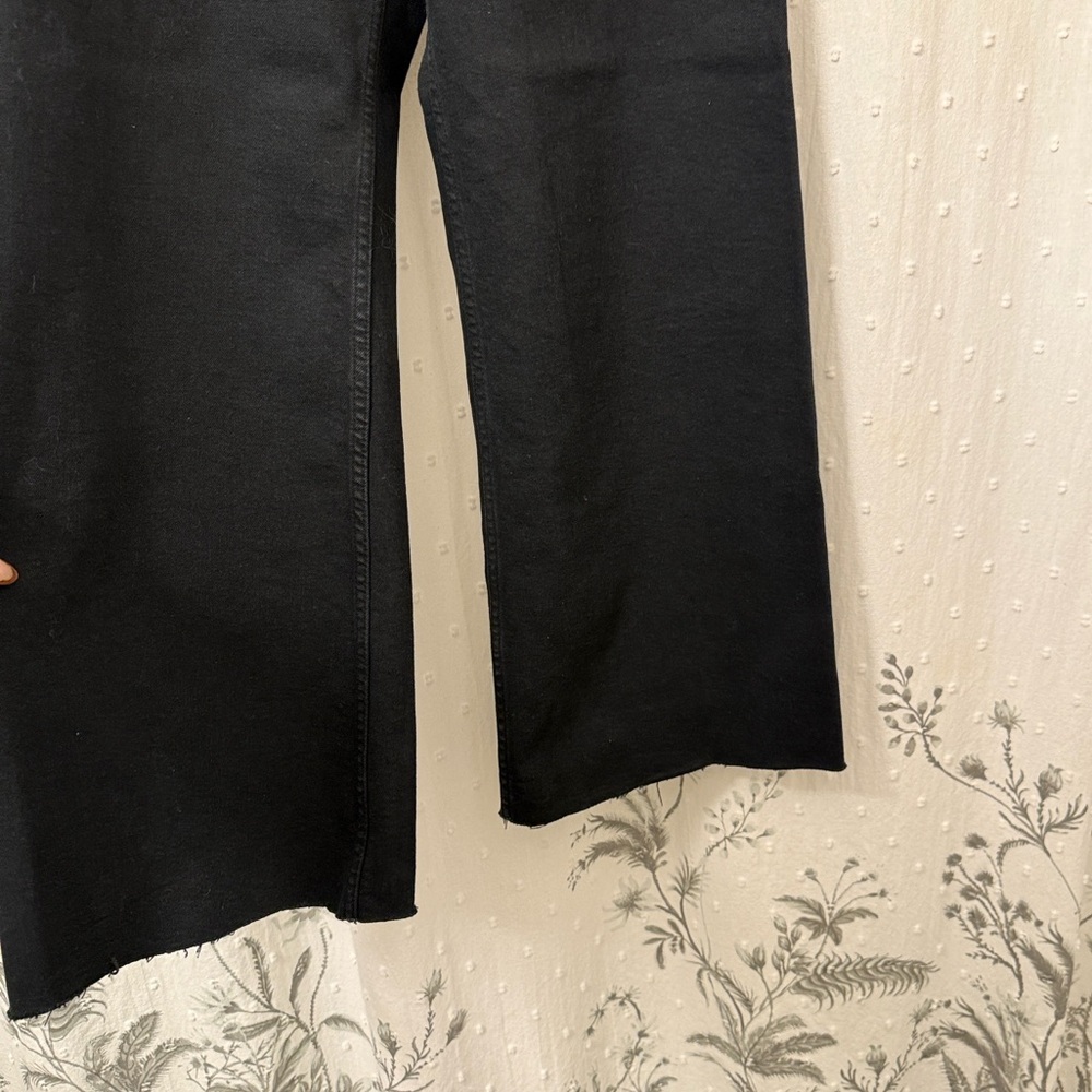 Zara Black Wide-Leg Pants - Picture 4 of 6